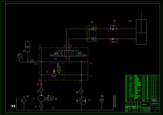单作用定量叶片泵液压站的设计（CAD+说明书）缩略图